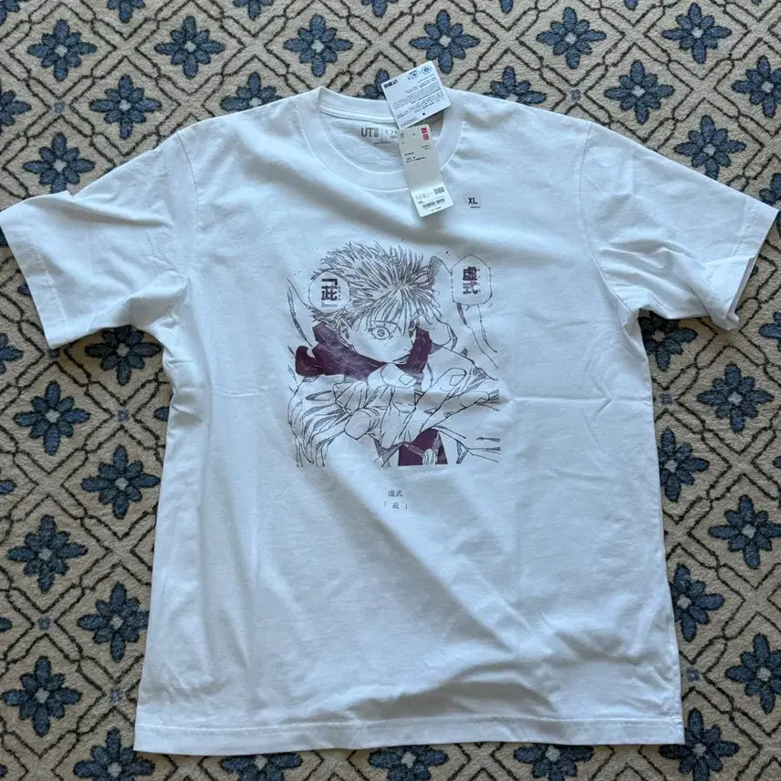 [BUNJANG] Uniqlo Jujutsu Kaisen Satoru Gojo Short Sleeve T-Shirt XL / (새상품)유니클로 주술회전 고조사토루 티셔츠 XL