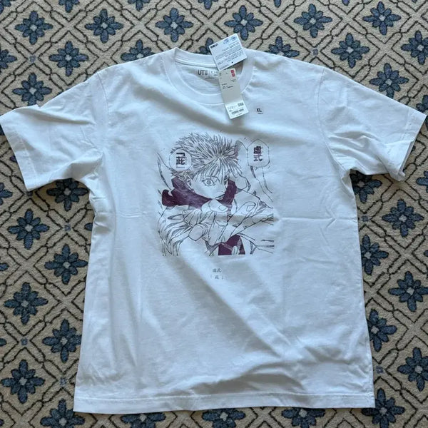 [BUNJANG] Uniqlo Jujutsu Kaisen Satoru Gojo Short Sleeve T-Shirt XL / (새상품)유니클로 주술회전 고조사토루 티셔츠 XL
