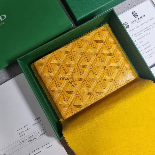 [BUNJANG] Goyard Victorie Wallet Yellow Special Color / [ 풀구성,새상품급,유일매물 ] 고야드 빅투아르 반지갑 옐로우 스페셜컬러