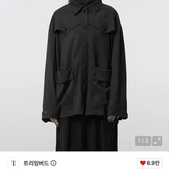 [BUNJANG] Trimingbird Suede Western Shirt Black / 트리밍버드 스웨이드 웨스턴 셔츠 블랙