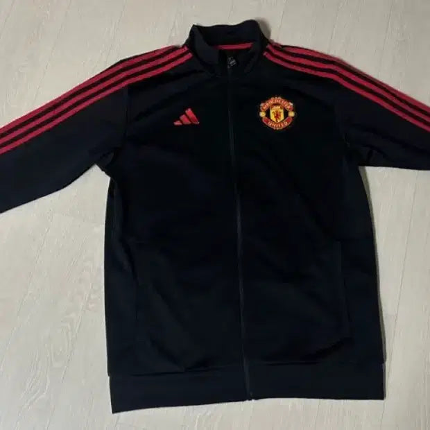 [BUNJANG] Manchester United Adidas Jersey Black Red Stripes / 맨유 져지