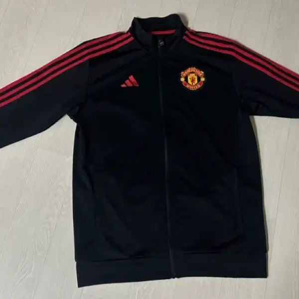 [BUNJANG] Manchester United Adidas Jersey Black Red Stripes / 맨유 져지
