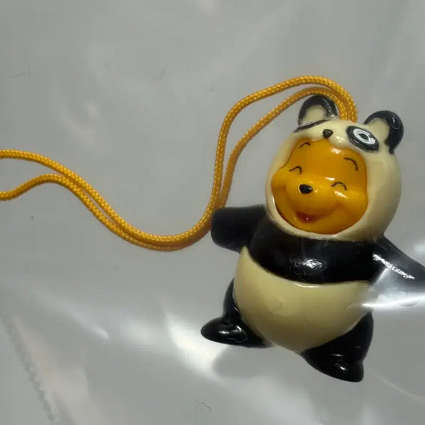 [BUNJANG] Winnie the Pooh Rubber Panda Strap Charm / 곰돌이 푸 고무 판다 스트랩 핸드폰 줄 고리