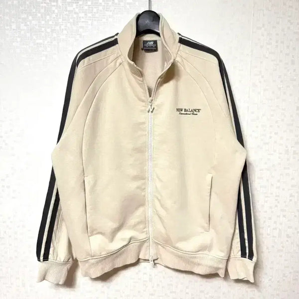 [BUNJANG] New Balance Zip-Up Jersey Jacket Track Top (M) / [M,95]뉴발란스 집업 져지 자켓 트랙탑 오버핏