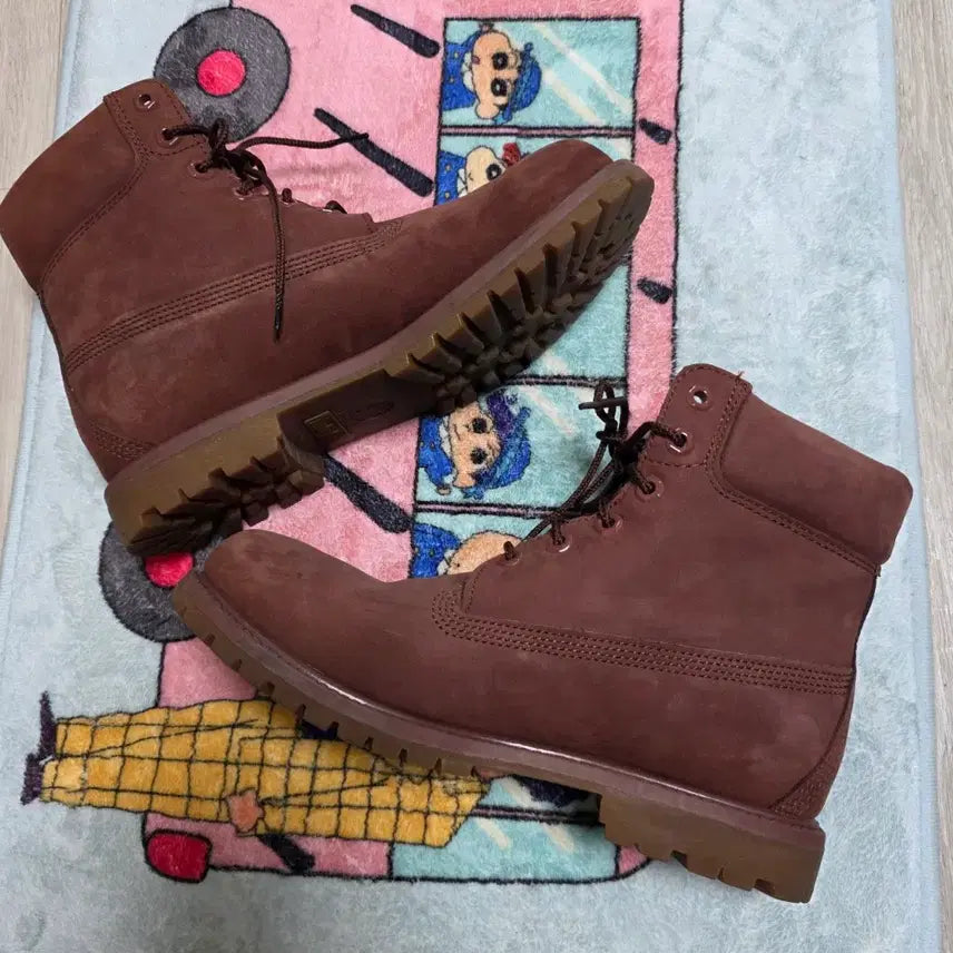 [BUNJANG] Timberland 6-Inch Waterproof Burgundy Boots / 팀버랜드 6인치 워터프루프 버건디 색 부츠(275)