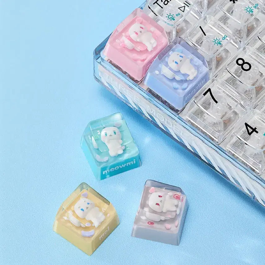 [BUNJANG] PLAVE Baby Mmemoim Pattern Keycap - Mwa / PLAVE 플레이브 베이비 므메미무 키캡 - 뫄