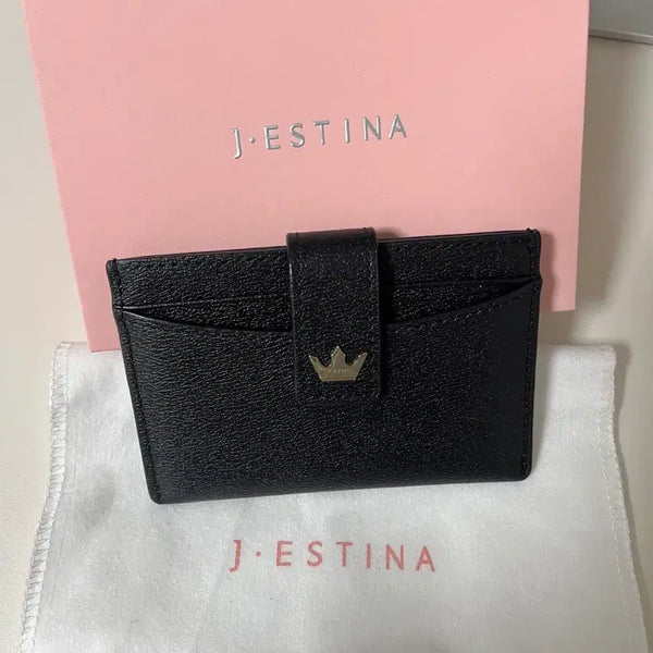 [BUNJANG] J.ESTINA Lily Card Holder BK / 제이에스티나 카드지갑