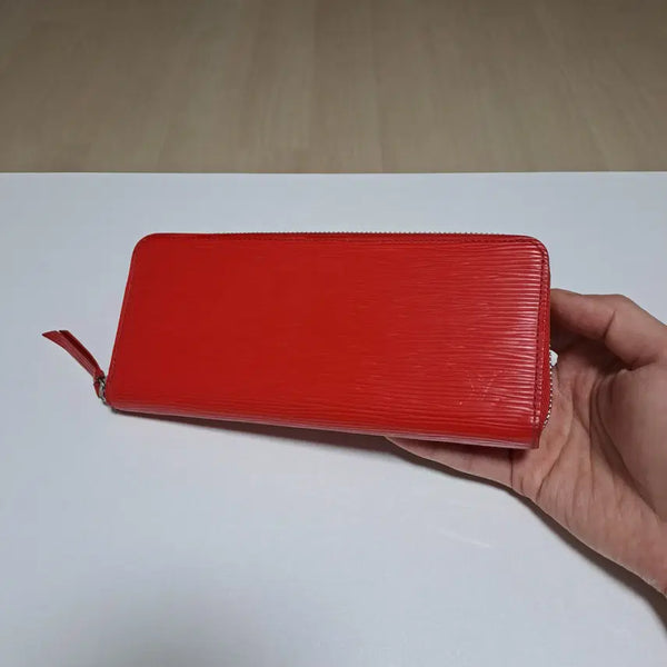 [BUNJANG] Louis Vuitton Epi Leather Long Wallet Red / [100%/정품] 루이비통 에피 가죽 장지갑 레드
