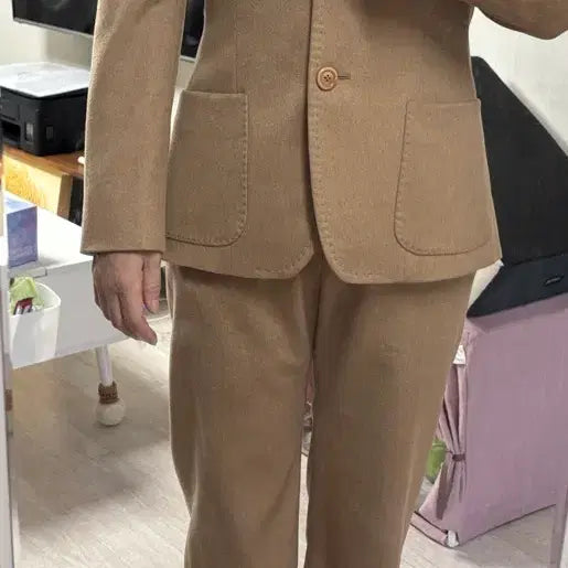 [BUNJANG] Max Mara Camel Hair Set-up / 정품)막스마라 카멜헤어 소재 셋업