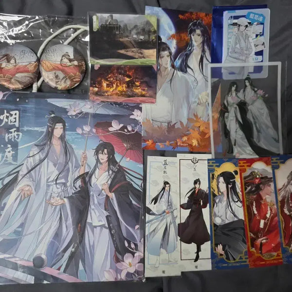 [BUNJANG] The Grandmaster of Demonic Cultivation Wangxian Nansui Acrylic Card Bookmark Badge / 마도조사 망기무선 남사추 엽서 아크릴 카드 책갈피 뱃지 판매합니다!