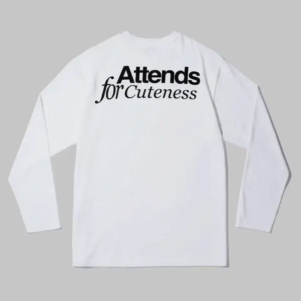 [BUNJANG] Attends Logo Long Sleeve T-Shirt / attends 어텐즈 롱슬리브티셔츠 attends logo 로고