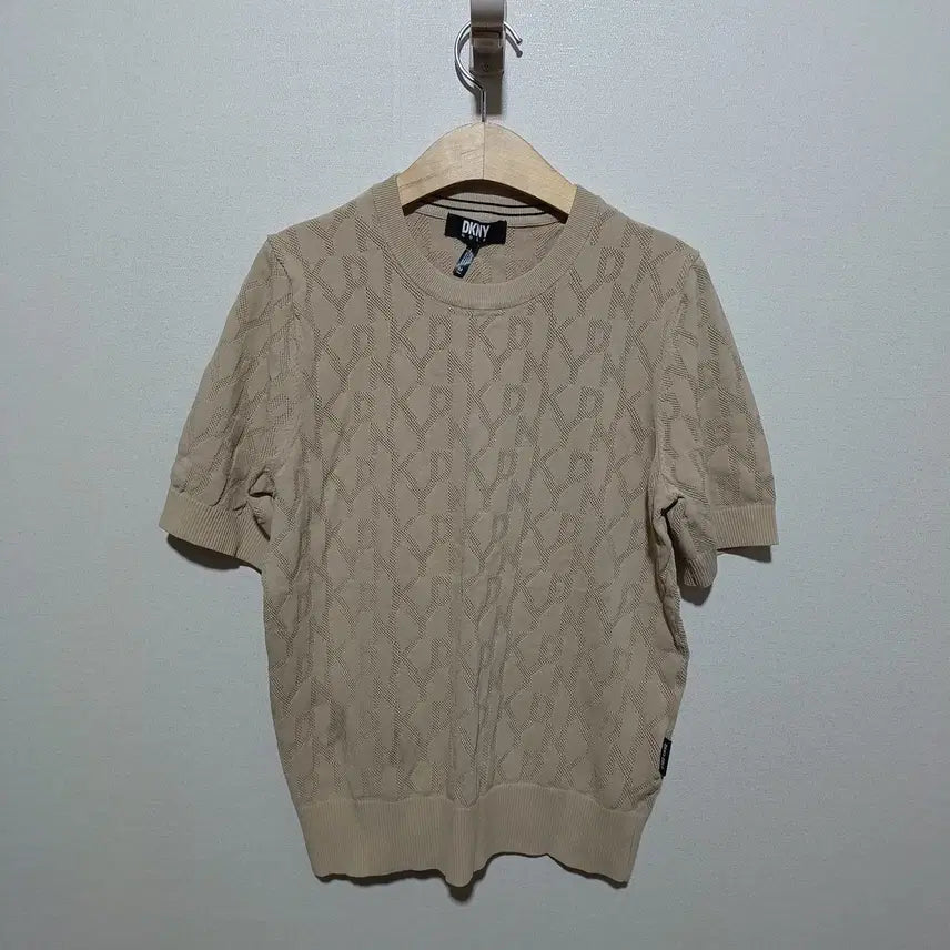 [BUNJANG] DKNY Golf Women's Short Sleeve Knit T-shirt M / DKNY 골프 여성 반팔 니트 티셔츠 M (26A1458)