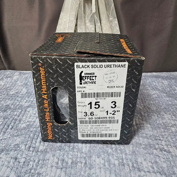 [BUNJANG] Hammer Effect Black Solid Urethane Bowling Ball 15lb Certified / (택포)햄머 이펙트 블랙 솔리드 우레탄 15p 새 볼링공(공인구)