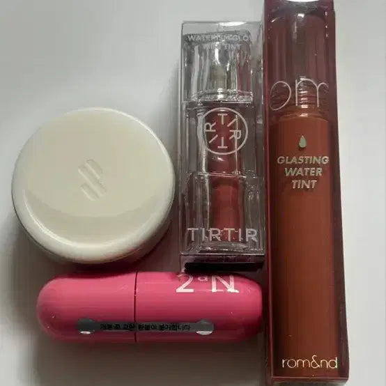 [BUNJANG] Warm Tone Tint Bundle with Mini Tint / 웜톤 틴트 3개+미니 1개 롬앤 하트퍼센트 티르티르 투에이앤