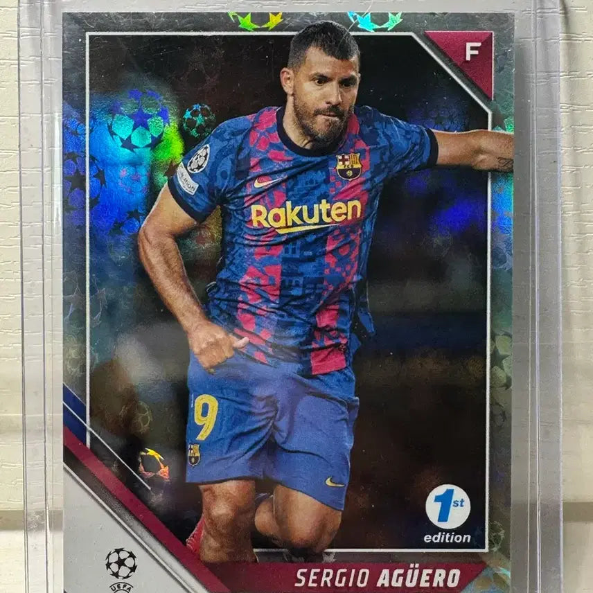 [BUNJANG] Sergio Agüero FC Barcelona 1st Edition Soccer Card / 세르히오 아구에로 FC 바르셀로나 1st edition 축구 카드 판매
