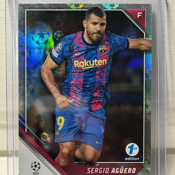 [BUNJANG] Sergio Agüero FC Barcelona 1st Edition Soccer Card / 세르히오 아구에로 FC 바르셀로나 1st edition 축구 카드 판매
