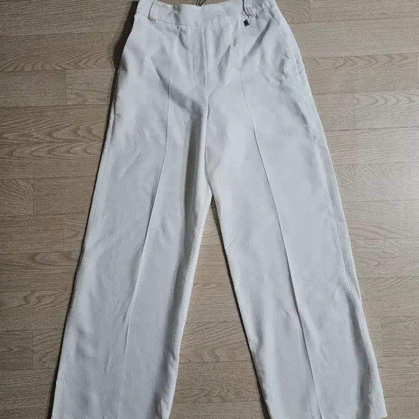 [BUNJANG] Sandro White Wide-Leg Pants / 산드로 화이트 와이드 팬츠 새상품