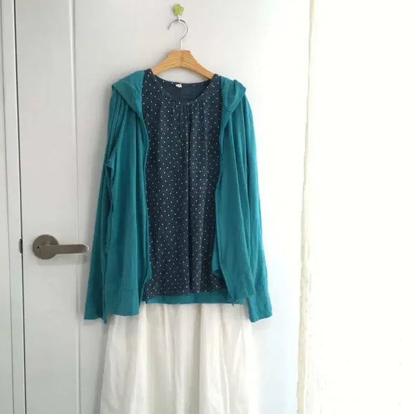 [BUNJANG] Vintage Mori Green Coordi Set / 빈티지 모리 푸릇 청록 코디세트