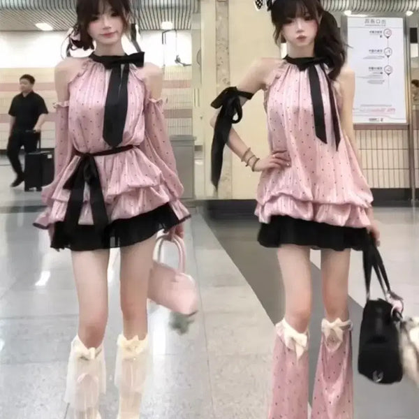 [BUNJANG] GRLKCAL GRACEBLAND Silhouette Style Blouse Dress / 스나계 일브 시허니st 일녀 grl깔 그레일 양지뢰 블라우스원피스