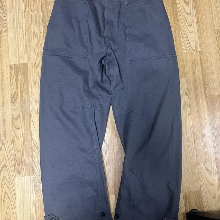 [BUNJANG] Coar Curved Fatigue Pants Dark Grey L / 쿠어 커브드 퍼티그팬츠 다크그레이 L
