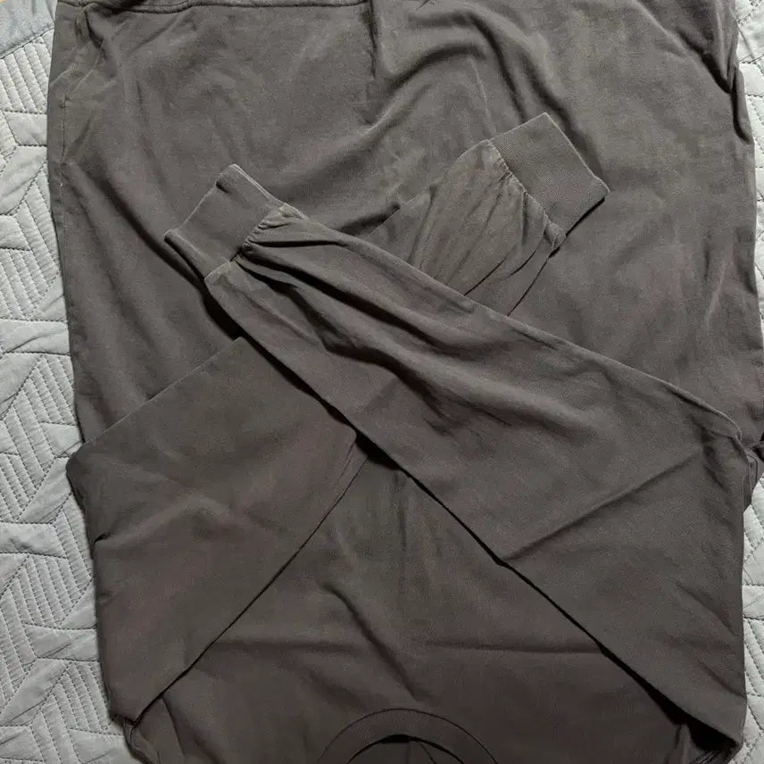 [BUNJANG] Union Blue Washed Long Sleeve Charcoal / 유니온블루 워시드 롱 슬리브 차콜