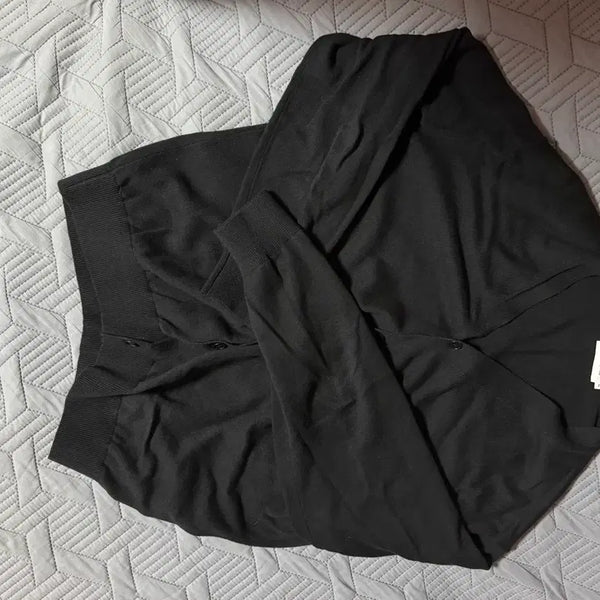 [BUNJANG] Steady Everyone Daily Cotton Cardigan Black 2 / 스테디에브리웨어 데일리 코튼 가디건 블랙 2
