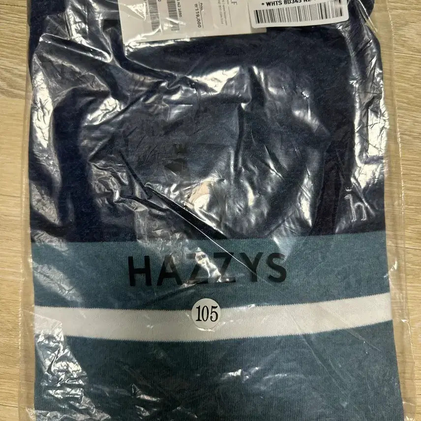 [BUNJANG] Hazzys Blue Stripe Knit / 헤지스 블루 스트라이프 니트
