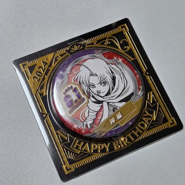 [BUNJANG] Gintama Jump Shop 2024 Kamui Birthday Can Badge (Sealed) / 미개봉) 은혼 점프샵 2024 생일 캔뱃지 카무이