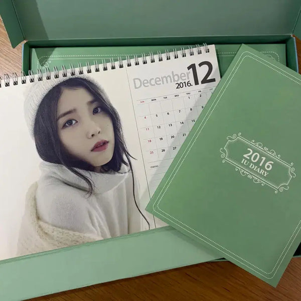 [BUNJANG] IU 2016 Season's Greetings Diary/Calendar/Photopostcard Set / 아이유 2016 시그 IU 시그