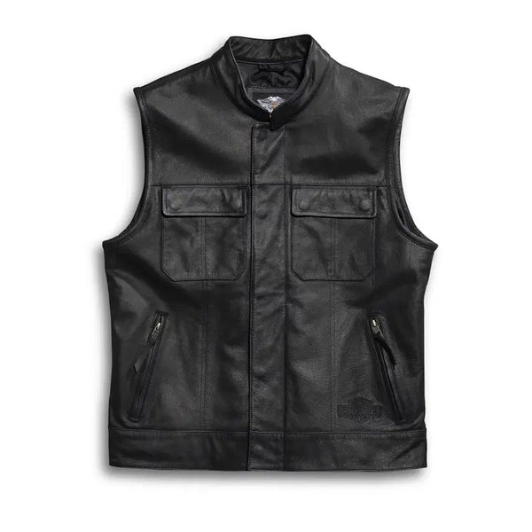 [BUNJANG] Harley-Davidson Buffalo Leather Vest / [2XL] 할리데이비슨 버팔로 레더 가죽조끼 베스트 판매합니다