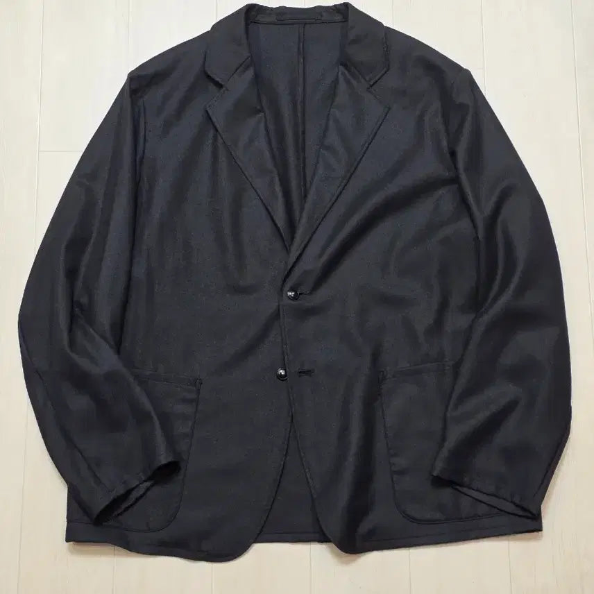 [BUNJANG] Kaptain Sunshine Take Easy Jacket Charcoal Wool 100% Washable / [40] 캡틴선샤인 울 테이크 이지 자켓 탑 차콜