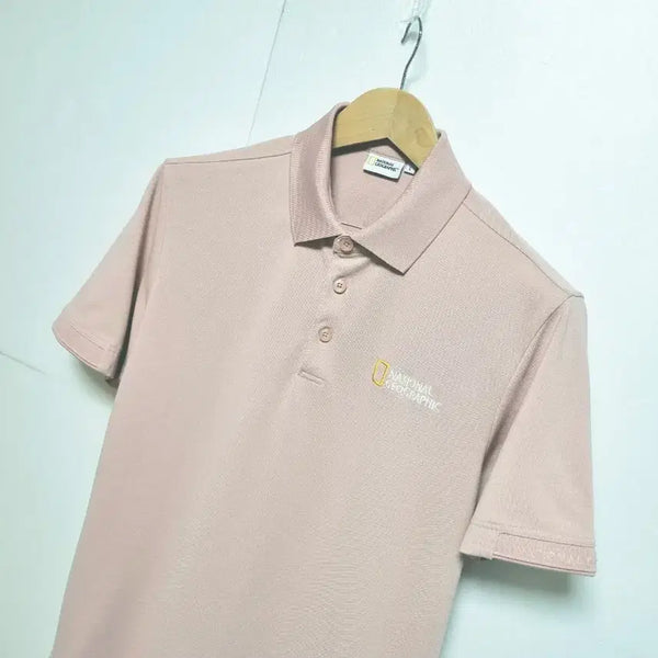[BUNJANG] National Geographic Men's Synthetic Blend Short-Sleeve Polo Shirt / 남성 상태양호 내셔널지오그래픽 합성소재 반팔 카라 티 티셔츠