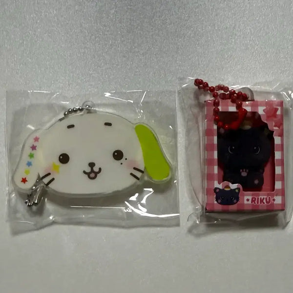 [BUNJANG] NCT WISH Color Pop-up Kurri Miniature Mirror Keyring Ryo Riku Set / 미개봉) 엔시티 위시 컬러 팝업 쿠리 미니어처 룐룐 거울 키링 료 리쿠