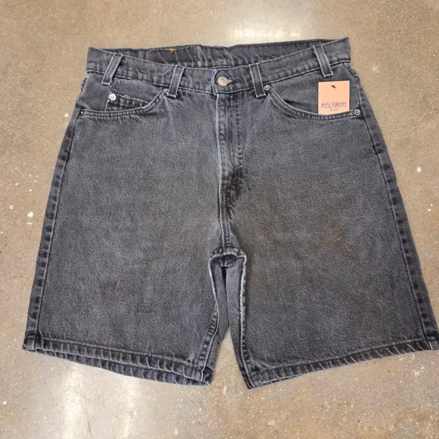 [BUNJANG] Levi's 90s Made in USA Black Denim Shorts / 90s 리바이스 Made in USA 블랙진 데님 반바지