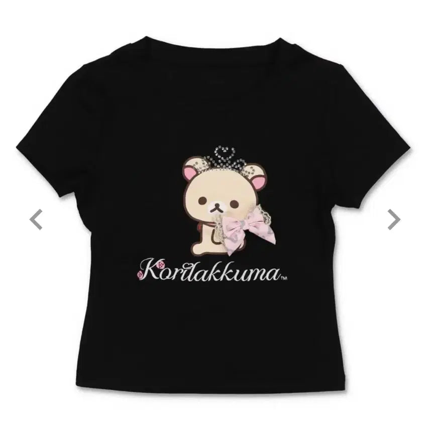 [BUNJANG] Spinns x Rilakkuma Collaboration Gal Style Short Sleeve T-Shirt / 스핀즈 spinns 코리락쿠마 콜라보 갸루깔 반팔티(히메갸루 오네갸루 로리타 하라주쿠 서브컬쳐 섭컬 리즈리사 시허니 마즈 로지타 디마럽 딤모아르 레플렘 매드펑크)