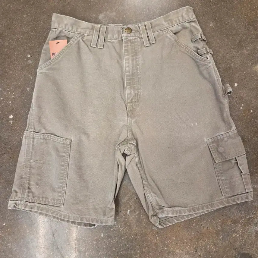 [BUNJANG] Carhartt B81 Duck Canvas Cargo Work Shorts / 칼하트 반바지 B81 덕 캔버스 카고 워크 쇼츠