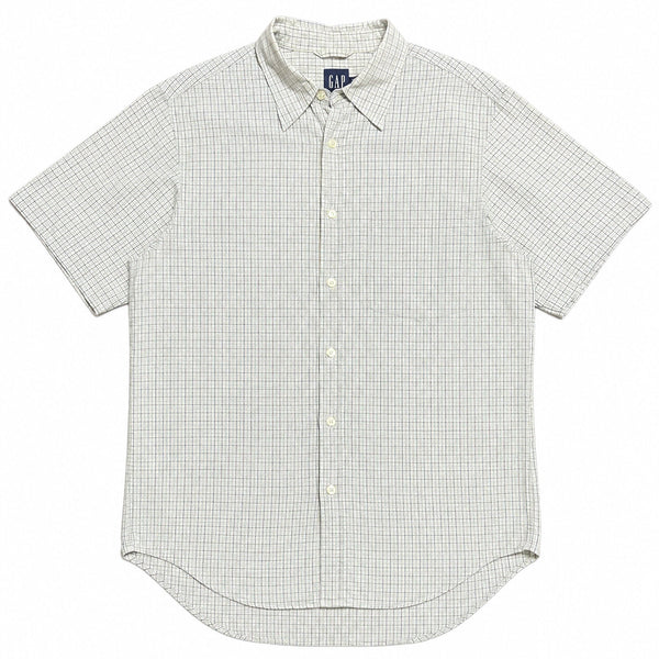 [BUNJANG] GAP Vintage Plaid Short Sleeve Shirt M / USA 00s 미국빈티지 y2k 아메카지 갭 빈티지 체크 반팔 셔츠 M