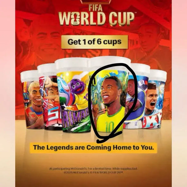 [BUNJANG] McDonald's World Cup Ronaldinho Cup (Sealed) / 맥도날드 월드컵 /호나우지뉴 (미개봉)