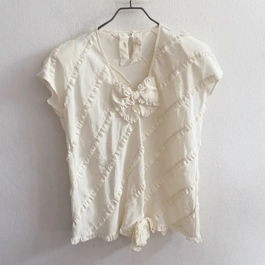 [BUNJANG] Pink House Blouse / 프리) 핑크하우스 블라우스