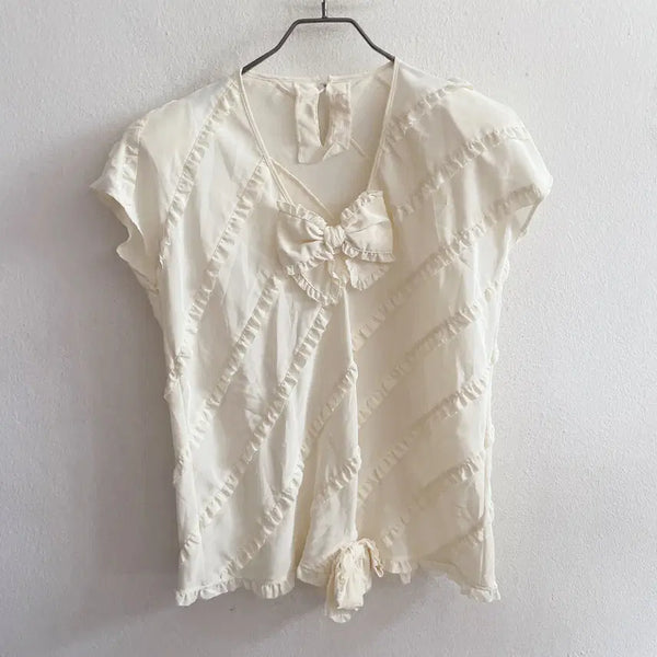 [BUNJANG] Pink House Blouse / 프리) 핑크하우스 블라우스