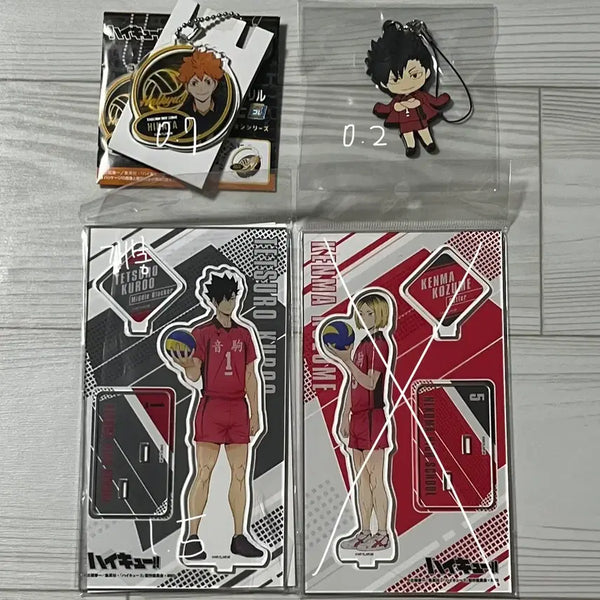 [BUNJANG] Haikyu!! Hinata Shoyo Keyring & Kuroo Tetsuro Acrylic Stand Keyring / 하이큐 히나타 키링 쿠로오 아크릴스탠드 키링