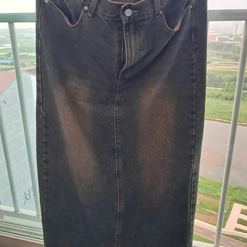 [BUNJANG] Denim Long Skirt XL / 청데님 롱스커트XL