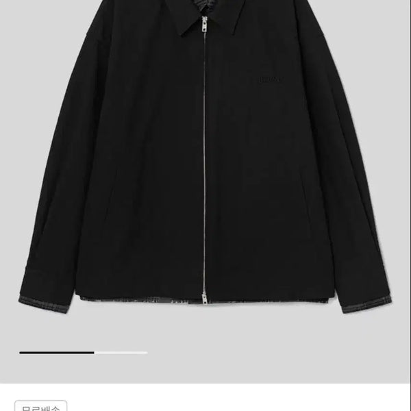 [BUNJANG] JUUN.J Island Grey Double Layered Shirt Jacket - Black / JUUN.J 준지 아일랜드 그레이 더블 레이어드 셔츠 자켓 - 블랙
