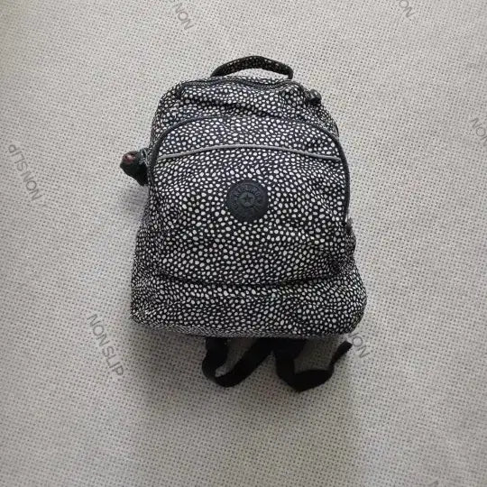 [BUNJANG] Kipling Dot Pattern Backpack / 키플링 도트백팩