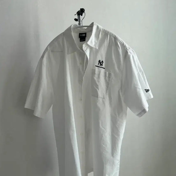 [BUNJANG] thisisneverthat x New Era Half Sleeve Shirt XL / 디스이즈네버댓x뉴에라 하프셔츠(XL)