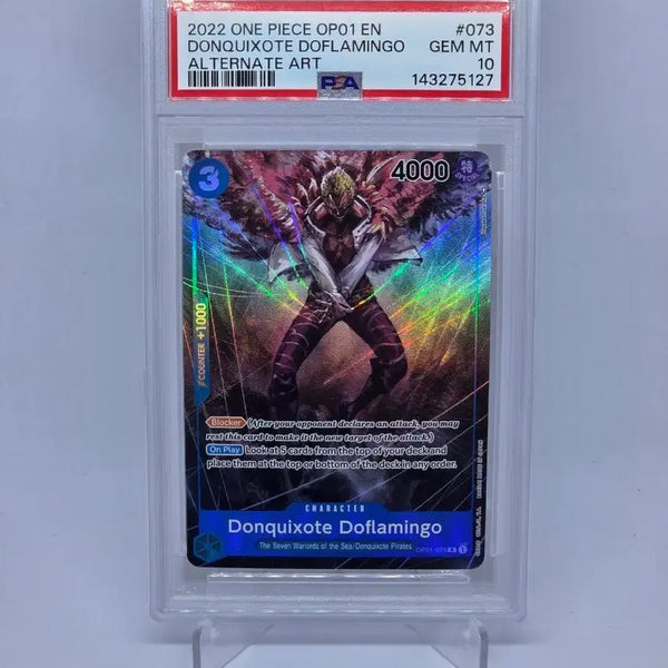 [BUNJANG] One Piece Card Doflamingo PSA 10 Alternate Art / 원피스 북미 op-01 도플라밍고 psa10