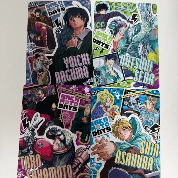 [BUNJANG] Sakamoto Days Holiday Photocard Bundle Set (4 pcs) / 사카모토데이즈 홀리데이 포카 4장 일괄