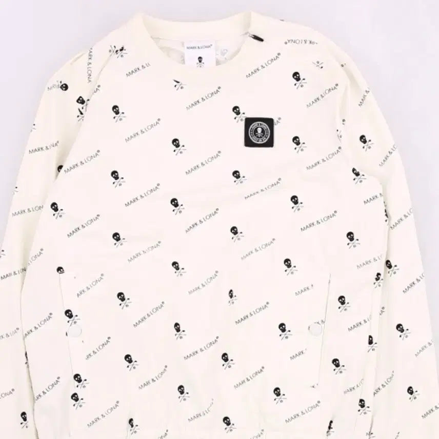 [BUNJANG] Mark &ロナ Golf Wear Women's Skull Pattern Top - Size S / 마크앤로나 s