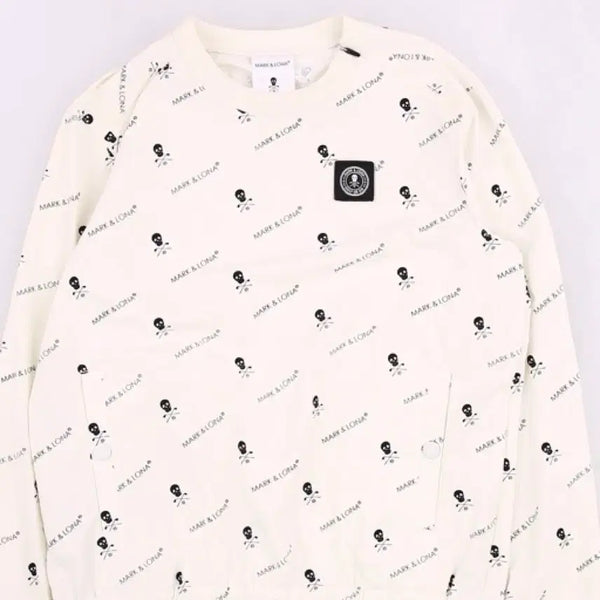 [BUNJANG] Mark &ロナ Golf Wear Women's Skull Pattern Top - Size S / 마크앤로나 s