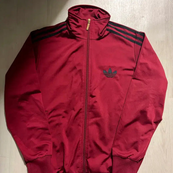 [BUNJANG] Adidas Burgundy Black Track Top / 아디다스 버건디블랙 트랙탑